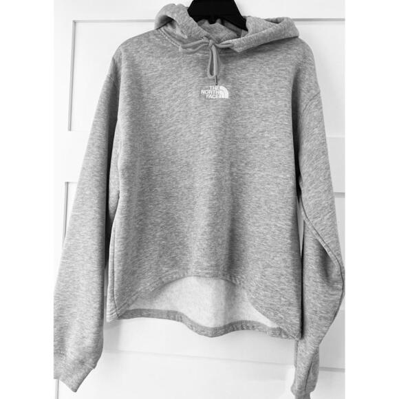 The North Face Women's Evolution Hi-Lo Hoodie Heather Grey Size XL - Picture 2 of 4